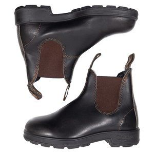 Blundstone 500 Stout Brown Chelsea Leather Boots Womens Size US 7.5